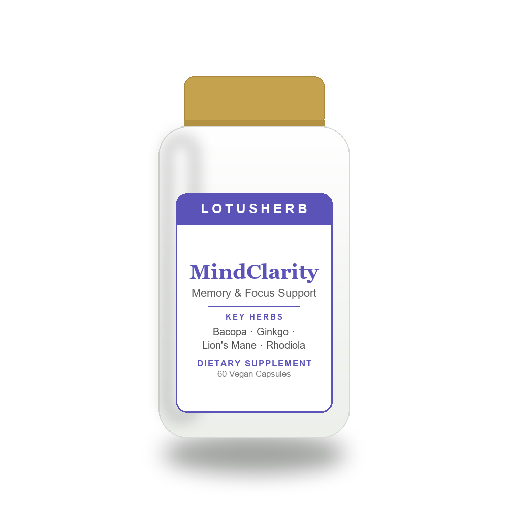 MindClarity bottle by LotusHerb